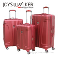 fashion luggage parts,ABS/PC red luggage,360 Spinner Wheels